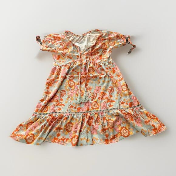 Bohemian Floral Contemporary Unbranded Maxi Dress Women’s Size S New - Picture 1 of 6